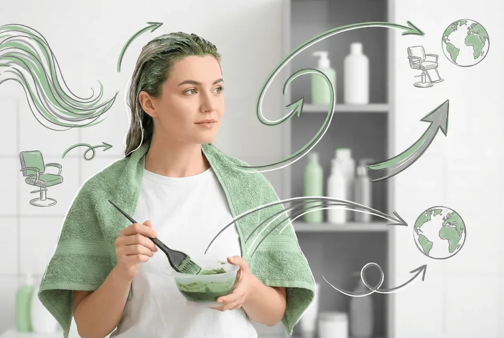 Nowoczesne trendy w koloryzacji włosów: Jak farbowanie w domu zmienia branżę beauty