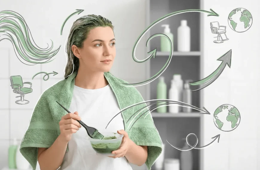 Nowoczesne trendy w koloryzacji włosów: Jak farbowanie w domu zmienia branżę beauty